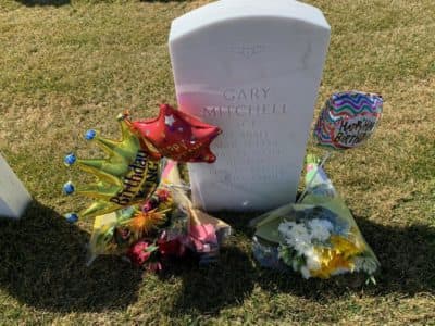 Sgt. Gary Mitchell's gravesite (Courtesy of Marjorie Roberts)