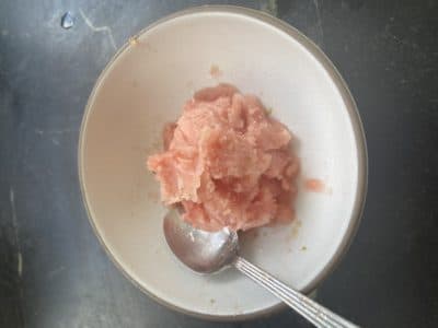 Watermelon-lime sorbet. (Kathy Gunst)