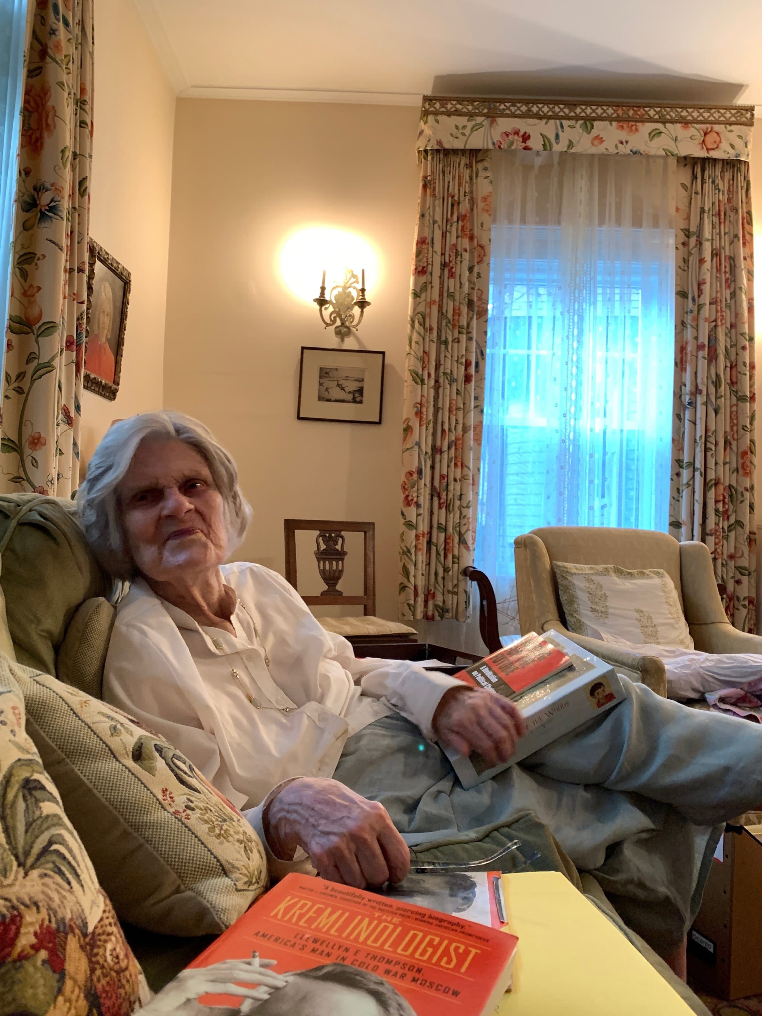 Priscilla McMillan at her home in Cambridge, Massachusetts. (Courtesy of Holly Katharine Johnson)