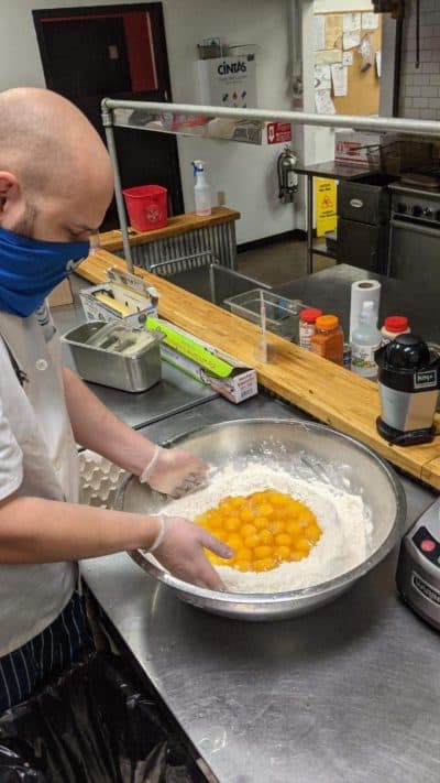 Tristan Roley of The Feed in his ghost kitchen. (Courtesy)