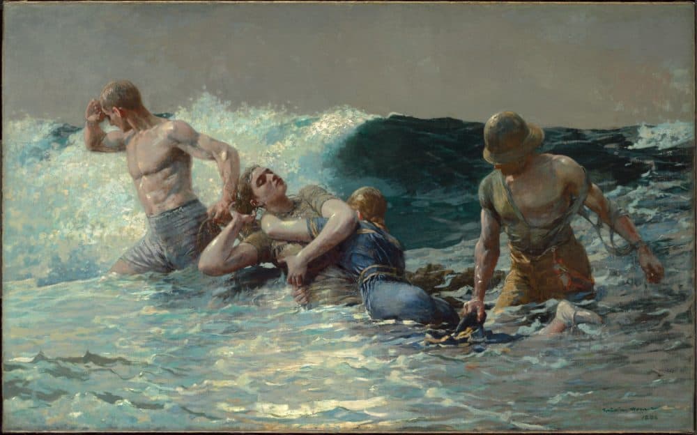 Winslow Homer's &quot;Undertow.&quot; (Courtesy Clark Art Institute)