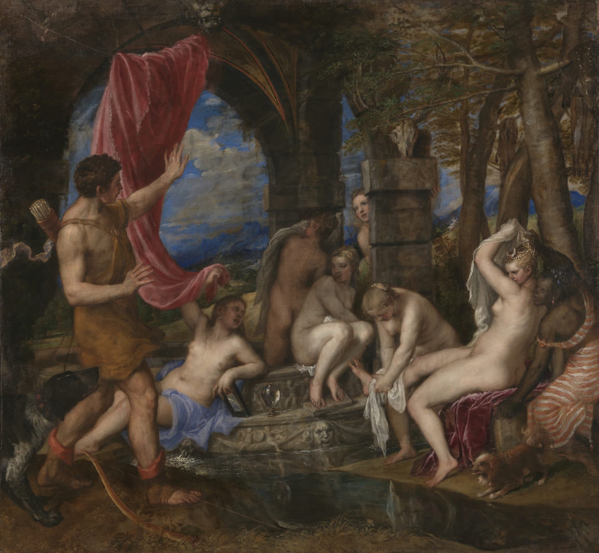 &quot;Diana and Actaeon&quot; painted by Titian between 1556 and 1559. (Courtesy The National Gallery, London)