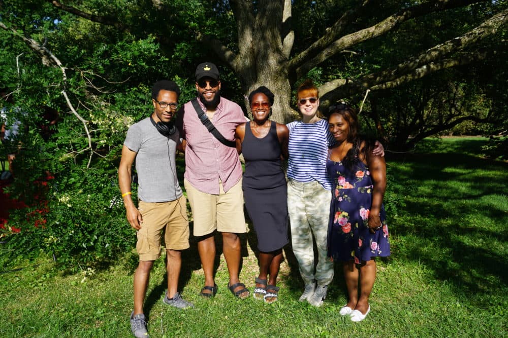 Left to right: Daniel Callahan, Tim Hall, Summer Williams, Jill Johnson and Kirsten Greenidge. (Courtesy A.R.T.)