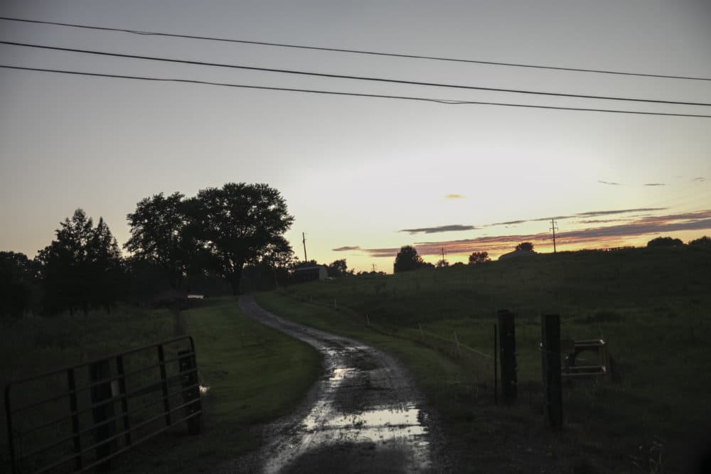 The sun sets over a field outside of Anna, Illinois. &quot;Sundown towns&quot; like Anna were places where Black people were allowed in during the day to work or shop but had to be gone by nightfall. Today, some still exist in various forms, enforced now by tradition and fear rather than by rules. (Wong Maye-E/AP)