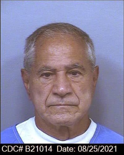 This image dated Aug. 25, 2021, and provided by the California Department of Corrections and Rehabilitation shows Sirhan Sirhan. His defense attorney says he should be let go because of his age and his not a danger to society. (California Department of Corrections and Rehabilitation via AP)