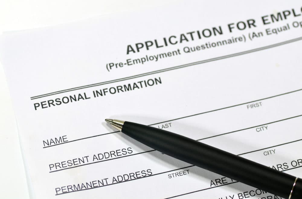 A job application (Getty Images)
