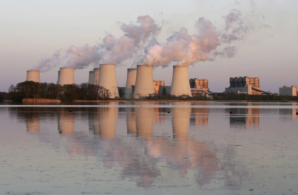 Exhaust plumes from cooling towers a a coal-fired power station in Germany. (Sean Gallup/Getty Images)