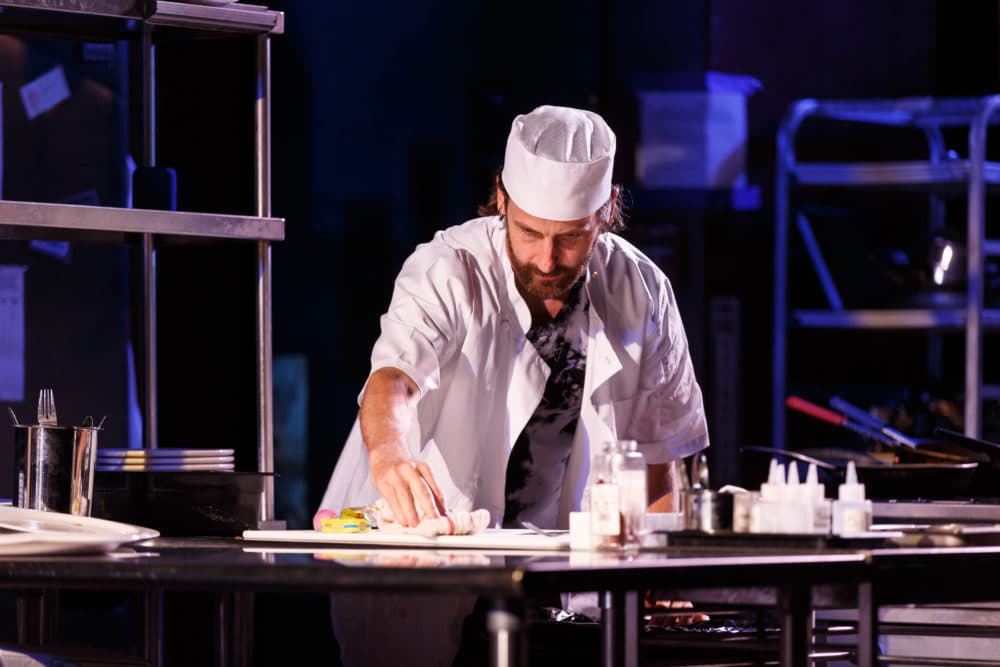 James Louis Wagner as the chef in &quot;Seared&quot; at Gloucester Stage. (Courtesy Jason Grow)
