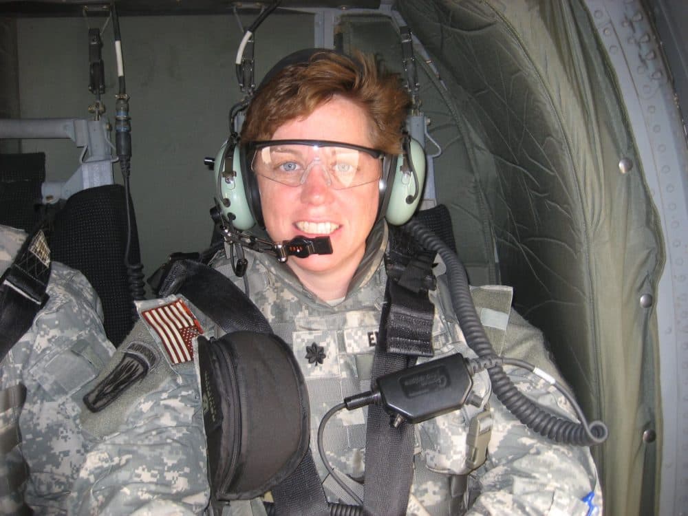 Kimberly Enderle served in the Army for 25 years as a helicopter pilot. She went to Afghanistan as a Defense Department contractor in 2012. (Courtesy)