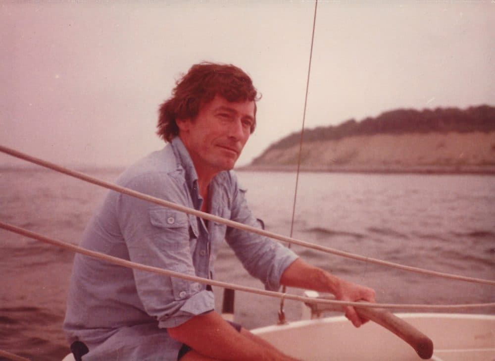 Jack Thomas on his sailboat, The Butterfly (Courtesy Geri Denterlein)