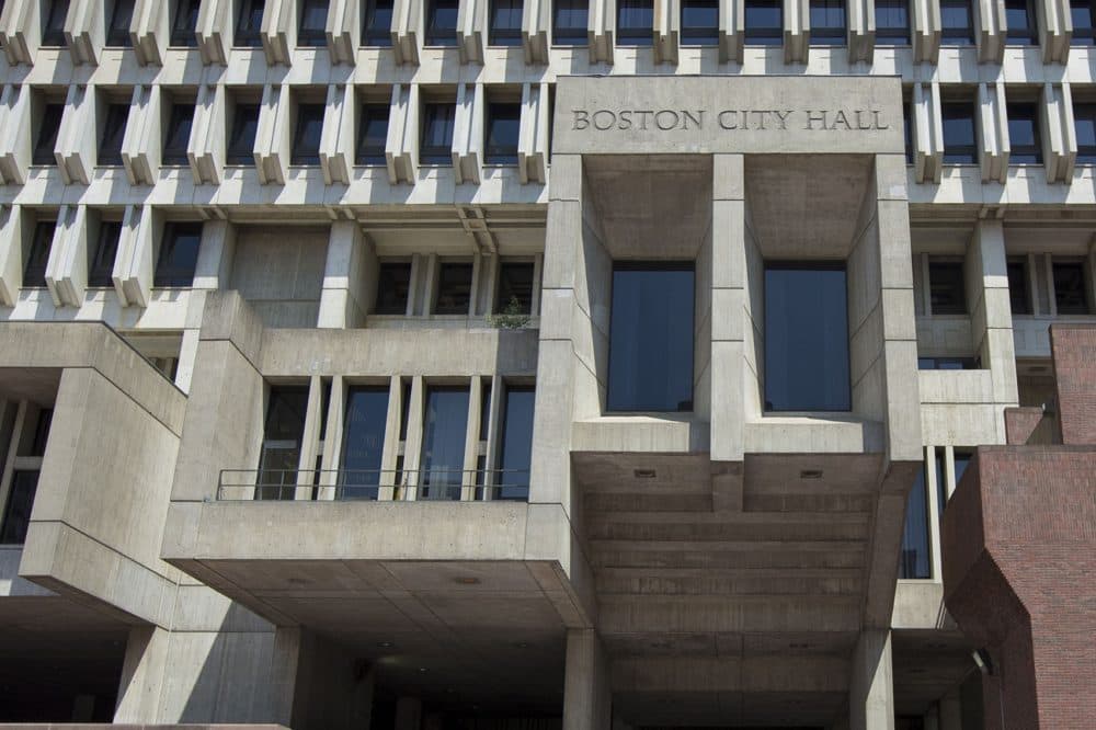Boston City Hall. (Jesse Costa/WBUR)