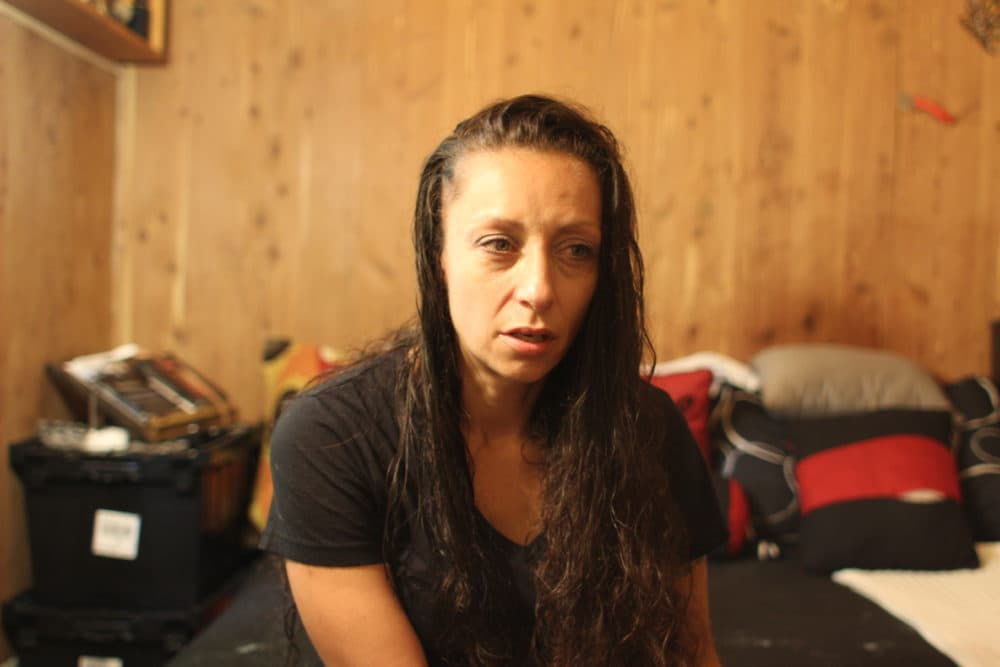 Jessica Sousa tried to use the federal moratorium to stop her eviction but was unsuccessful. (Ben Berke/The Public's Radio)