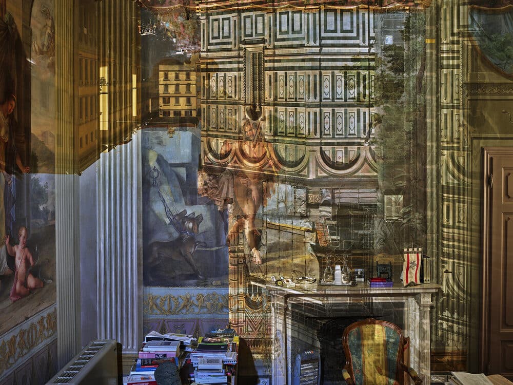 Abelardo Morell, &quot;Camera Obscura: View of the Florence Duomo in Tuscany President’s Office in Palazzo Strozzi, Sacrati, Italy,&quot; 2017. (Courtesy Fitchburg Art Museum)