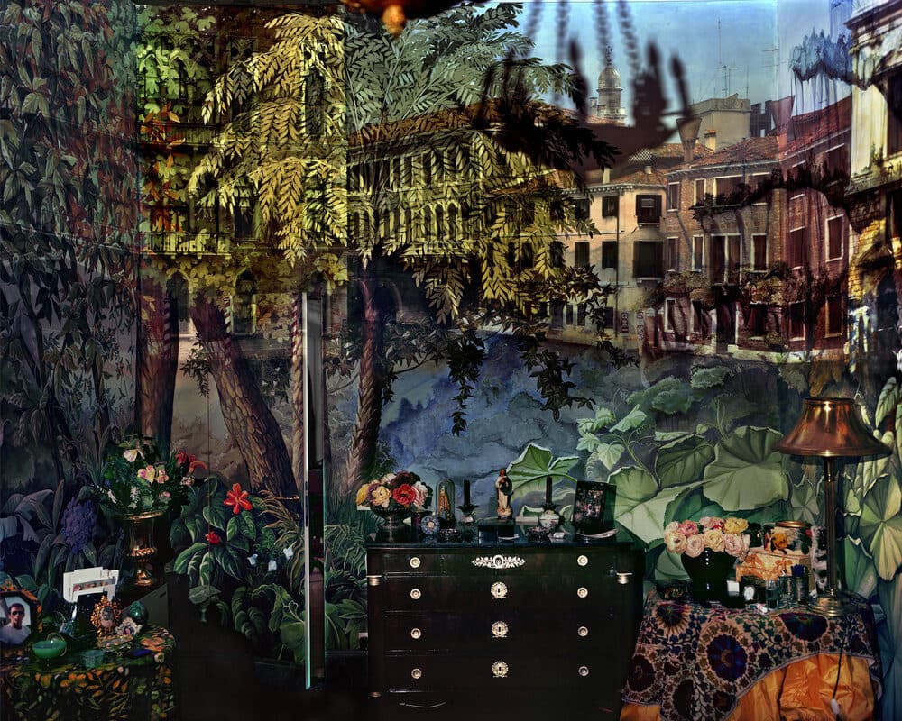 Abelardo Morell, &quot;Camera Obscura: Palazzo Jungle Room,&quot; 2008. (Courtesy Fitchburg Art Museum)