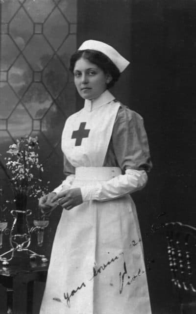 Violet Jessop, ‘The Unsinkable Stewardess’, retrained as a Voluntary Aid Detachment nurse for the British Red Cross during the First World War. Surviving three maritime disasters, she worked at sea for more than four decades. (Crown Copyright/Public Domain