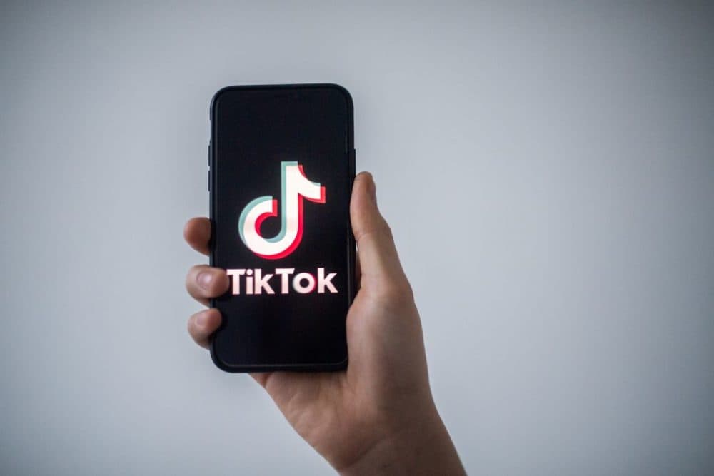 The logo of Chinese social network Tik Tok. (Loic Venance/Getty Images)