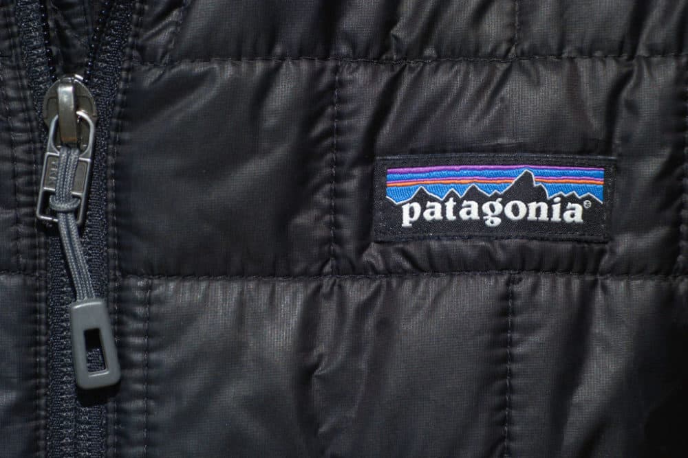 A woman wears a Patagonia jacket. (Robert Alexander/Getty Images)