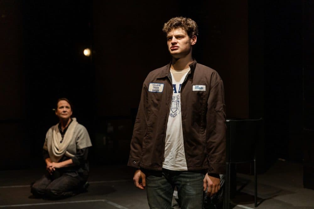 Jennifer Rohn and Nathan Malin in Adam Rapp's &quot;The Sound Inside&quot; at SpeakEasy Stage. (Courtesy Nile Scott Studios)