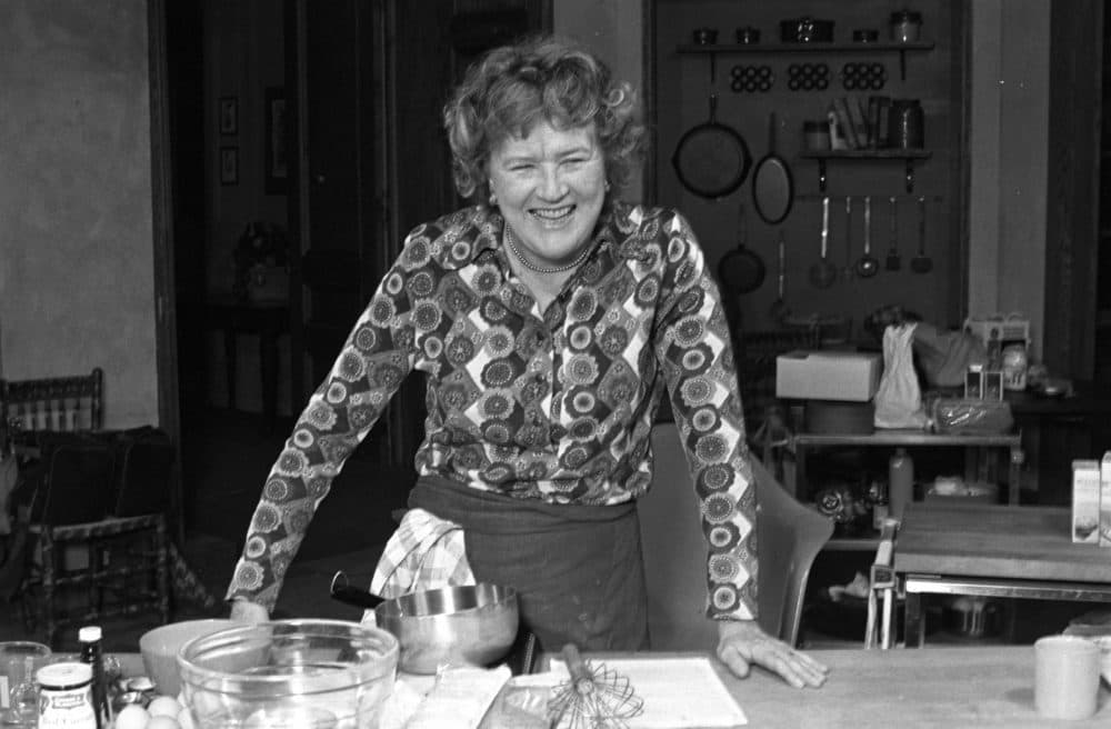 Julia Child on the set of her cooking show, &quot;The French Chef.&quot; (Courtesy Fairchild Archive/Penske Media/Shutterstock)