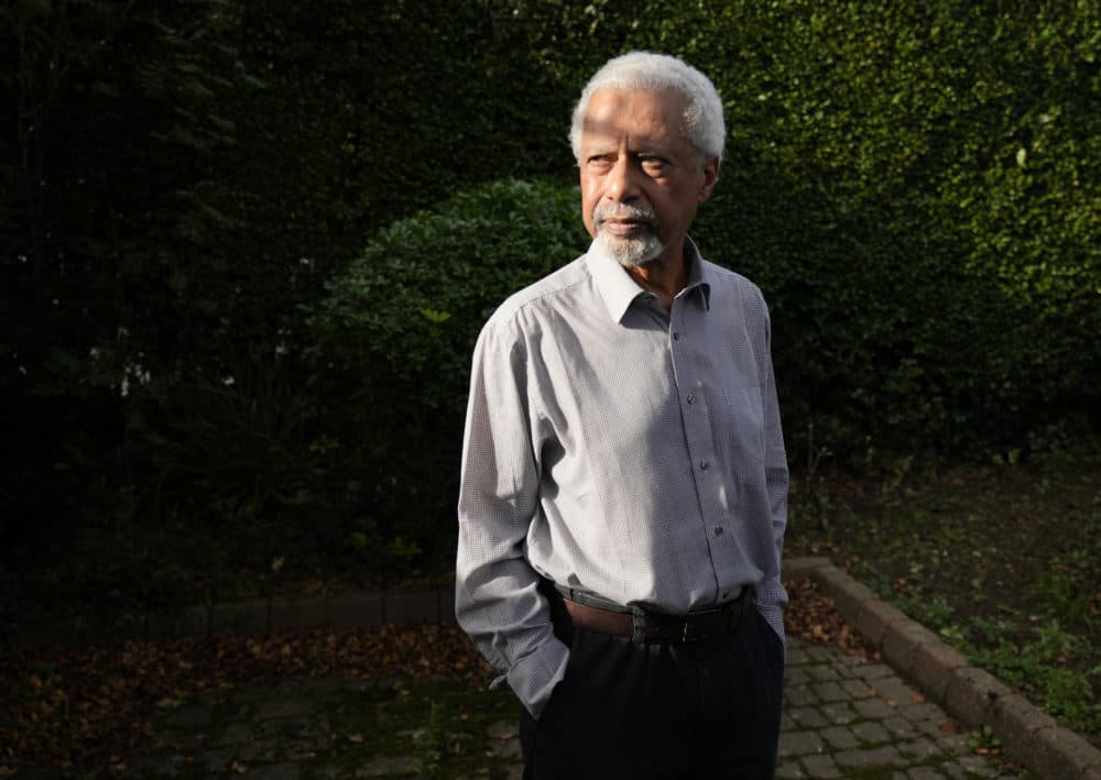 Tanzanian writer Abdulrazak Gurnah poses for a photo at his home in Canterbury, England, on Oct. 7, 2021. Gurnah was awarded the 2021 Nobel Prize for Literature. The Swedish Academy said the award was in recognition of his &quot;uncompromising and compassionate penetration of the effects of colonialism.&quot; (Frank Augstein/AP)