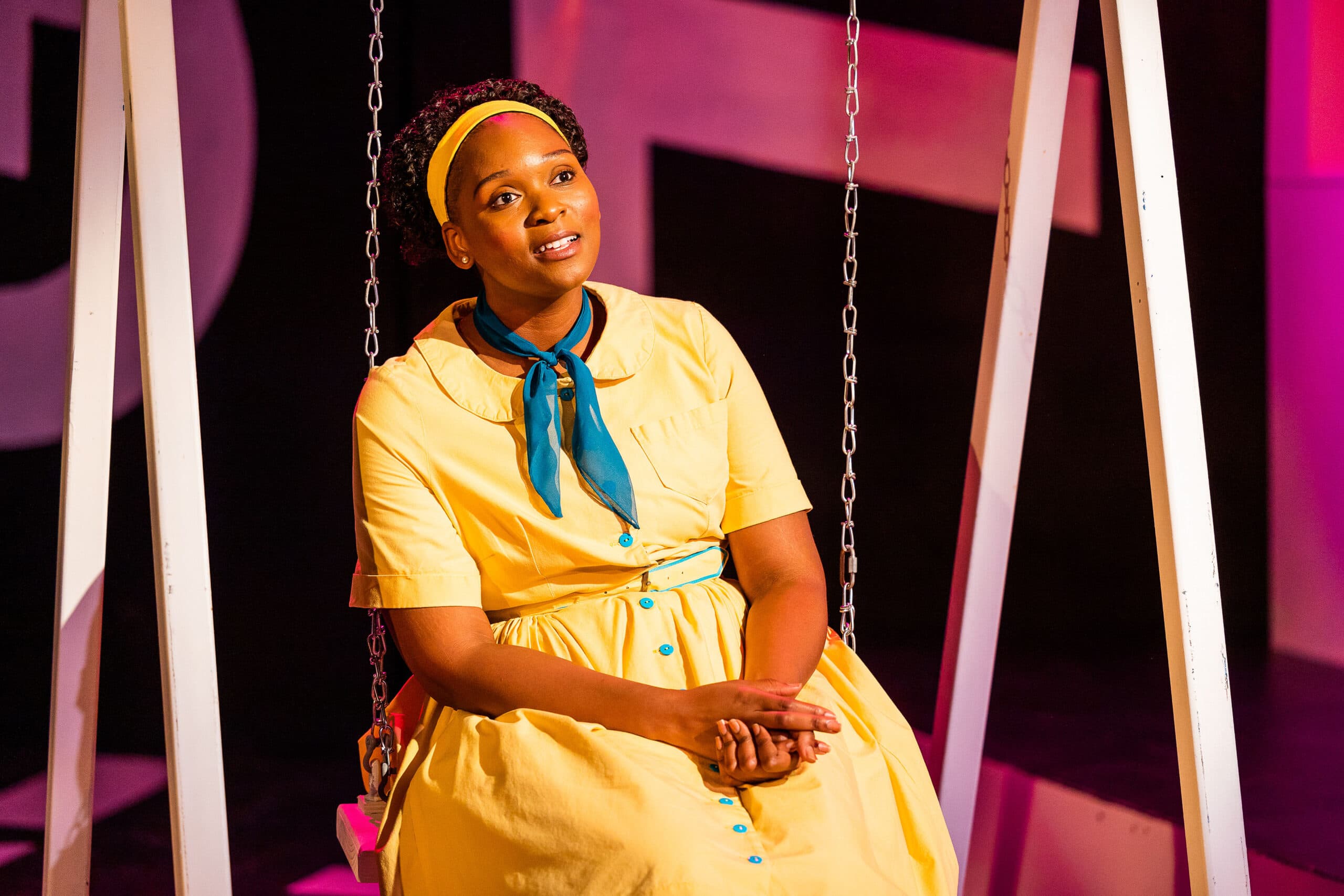 Jasmine M. Rush in &quot;Queens Girl in the World&quot; at Central Square Theater. (Courtesy Nile Scott Studios)