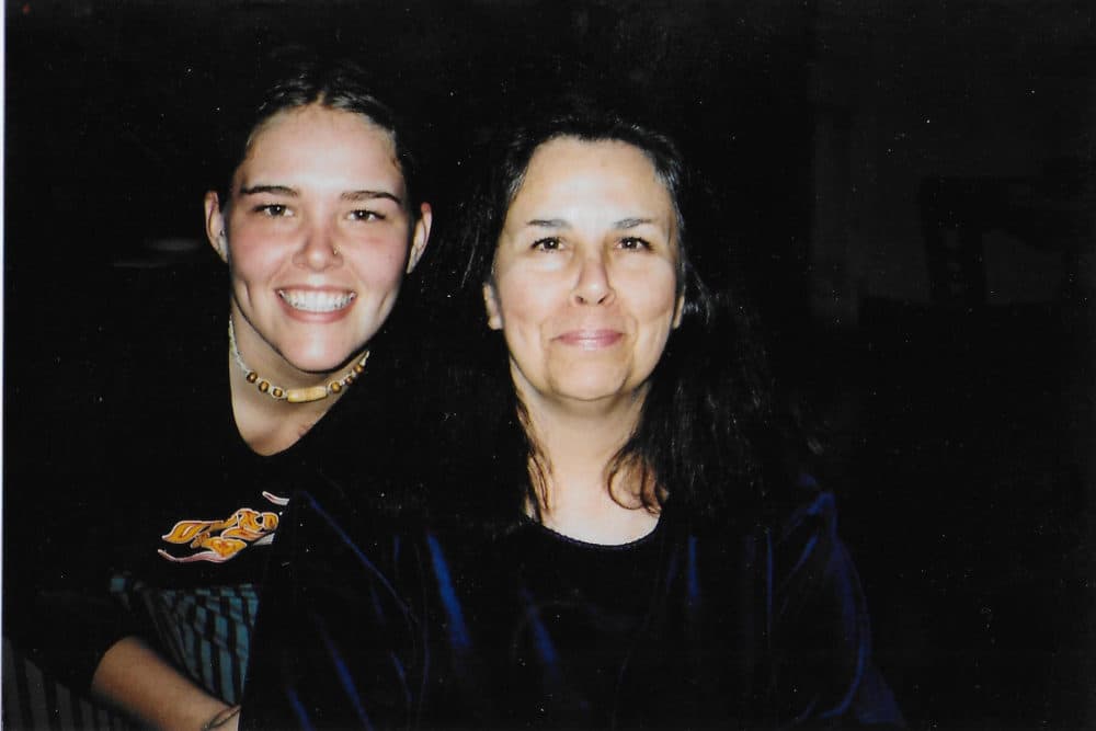 Angela Kender (left) with her mom, Gaye Griffin-Snyder. (Courtesy)