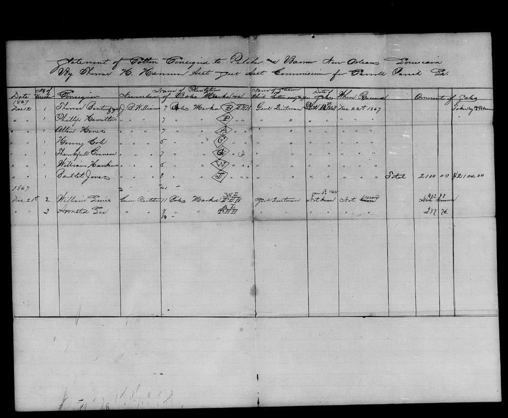 A deposition by Nicka Sewell-Smith's great grandfather, Armstead Lee. (Courtesy of Nicka Sewell-Smith)
