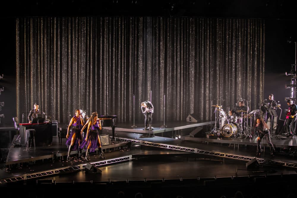 The American Repertory Theater stage in full throttle with &quot;Macbeth in Stride.&quot; (Courtesy Lauren Miller)