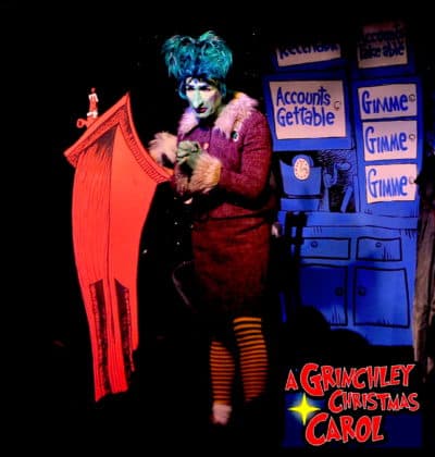 Ryan Landry in &quot;A Grinchley Christmas Carol.&quot; (Courtesy Michael von Redlich)