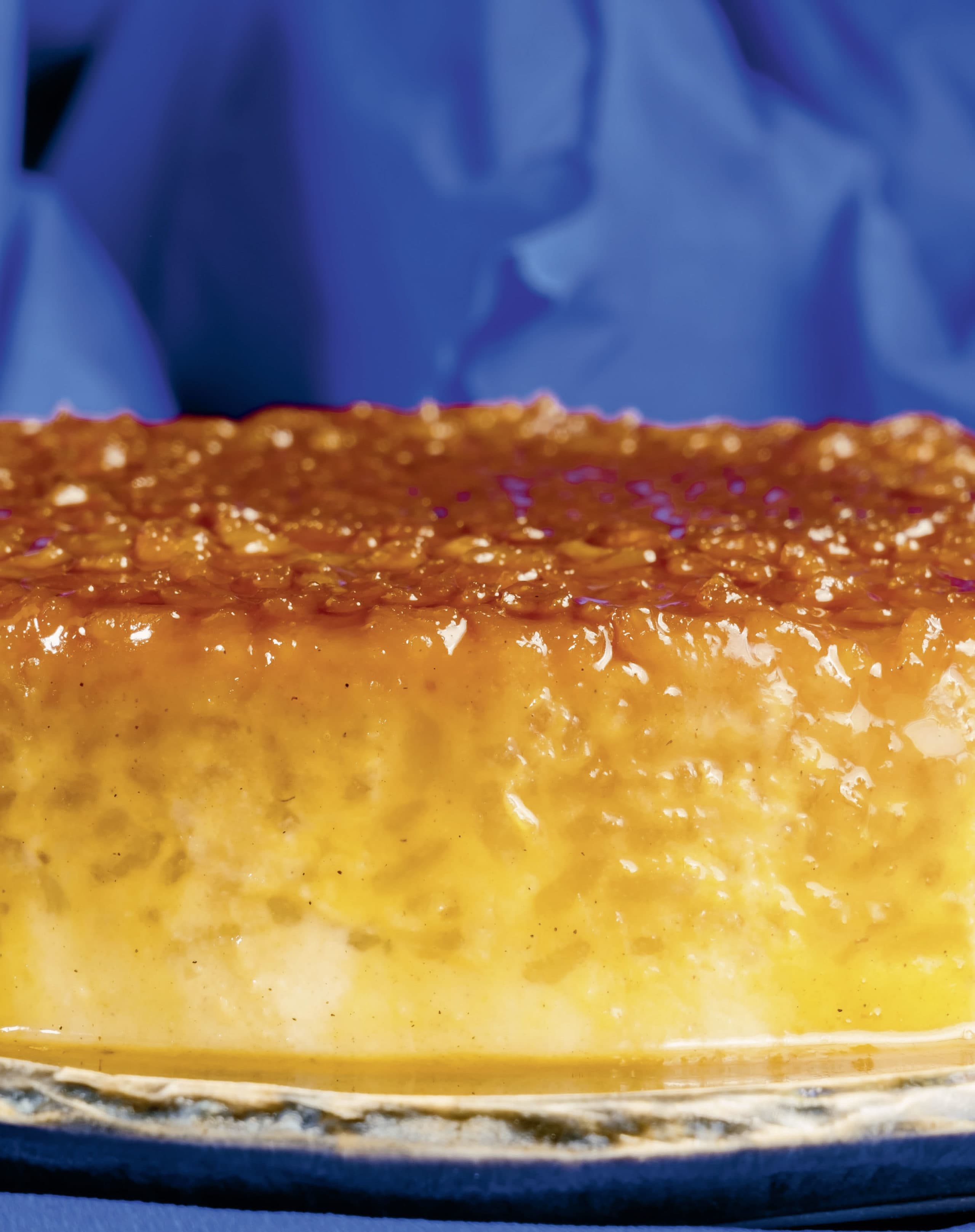 Flan de arroz con dulce. (Courtesy)
