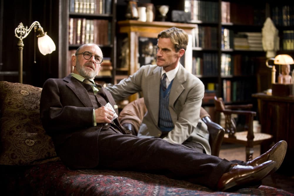 Martin Rayner and Mark H. Dold in the world premiere of &quot;Freud's Last Session&quot; in 2009. (Courtesy Kevin Sprague)
