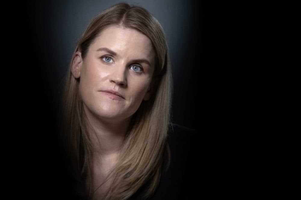 U.S. whistleblower and former Facebook engineer Frances Haugen gives an interview in Paris on Nov. 12, 2021. (Joel Saget/AFP/Getty Images)