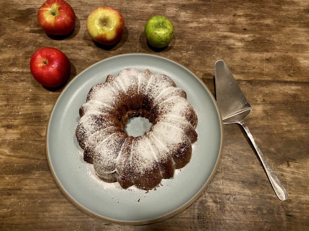 Spiced apple Bundt cake (Kathy Gunst/Here &amp; Now)