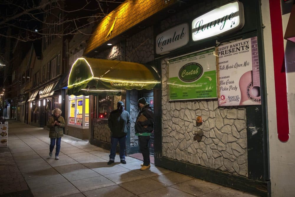 The Cantab Lounge, in Central Square, Cambridge. (Robin Lubbock/WBUR)