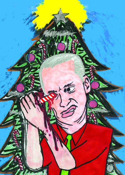 Artwork for John Waters' Christmas show. (Courtesy Noah Lyons)