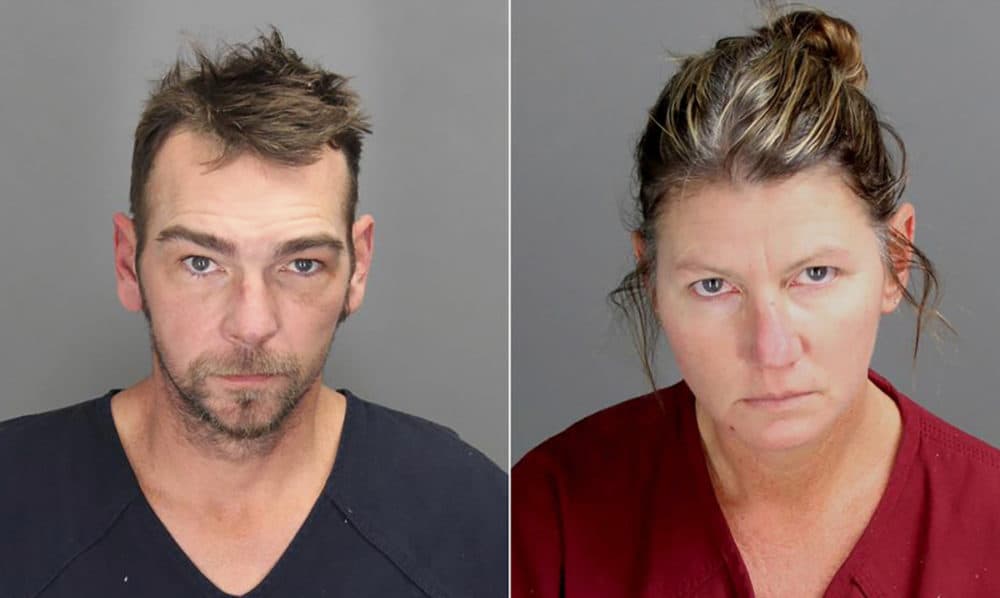 James Crumbley (left) and Jennifer Crumbley are the parents of Ethan Crumbley, a teen accused of killing four students in a shooting at Oxford High School. The parents plead not guilty to involuntary manslaughter charges on Dec. 4, 2021. (Oakland County Sheriff's Office via AP)