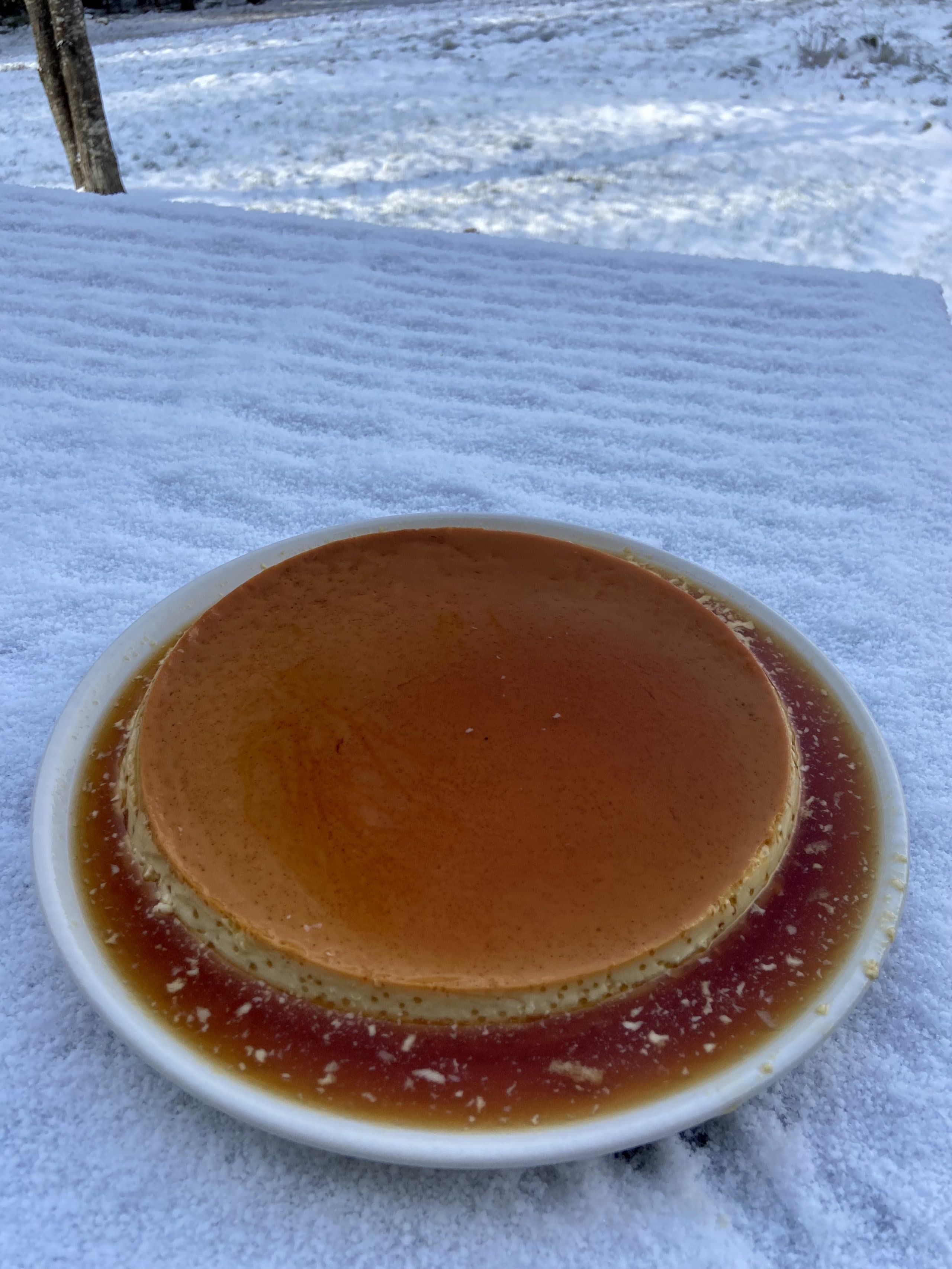 Maple creme caramel (Kathy Gunst/Here &amp; Now)