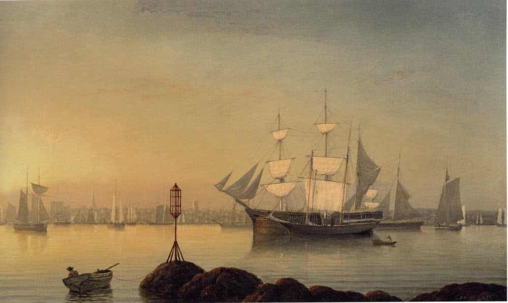 Fitz Henry Lane, &quot;View of Gloucester Harbor&quot; (1858). (Courtesy Boston College)