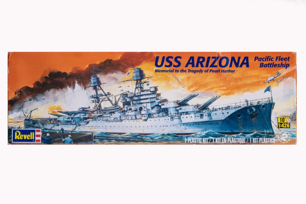 Revell USS Arizona ship model kit. (Courtesy of The National WWII Museum)