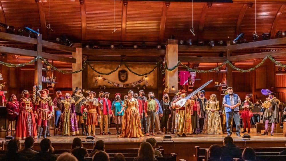 The 2021 Christmas Revels ensemble. (Courtesy Shep Ferguson)