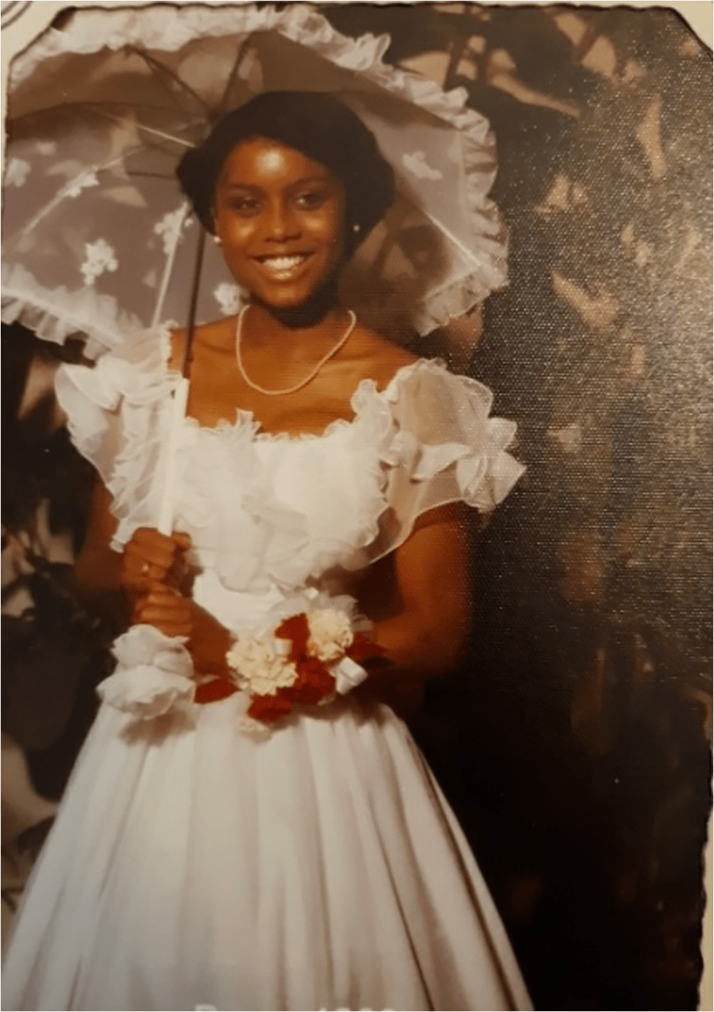 Debra Trice on prom night in 1983. (Debra Trice)