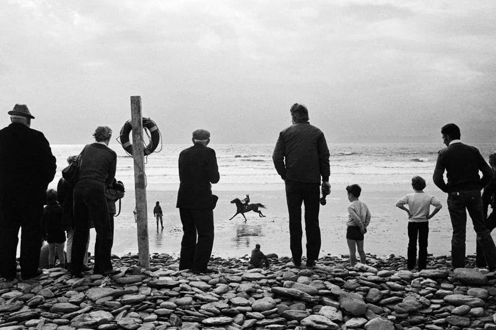 Martin Parr, &quot;Glenbeigh Races, County Kerry (A Fair Day),&quot; 1983. (Courtesy McMullen Museum of Art)