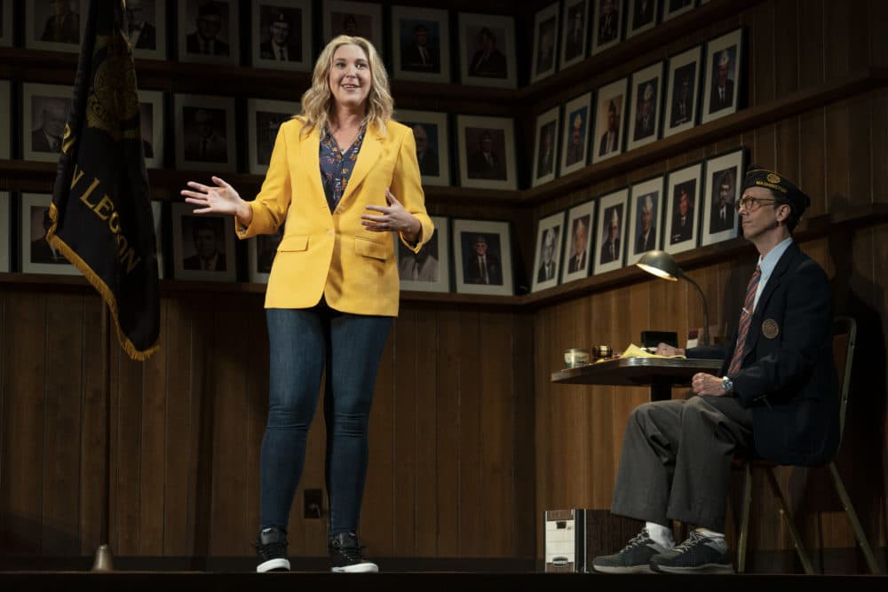 Cassie Beck (left) and Mike Iveson in the North American tour of &quot;What The Constitution Means To Me.&quot; (Courtesy Joan Marcus)