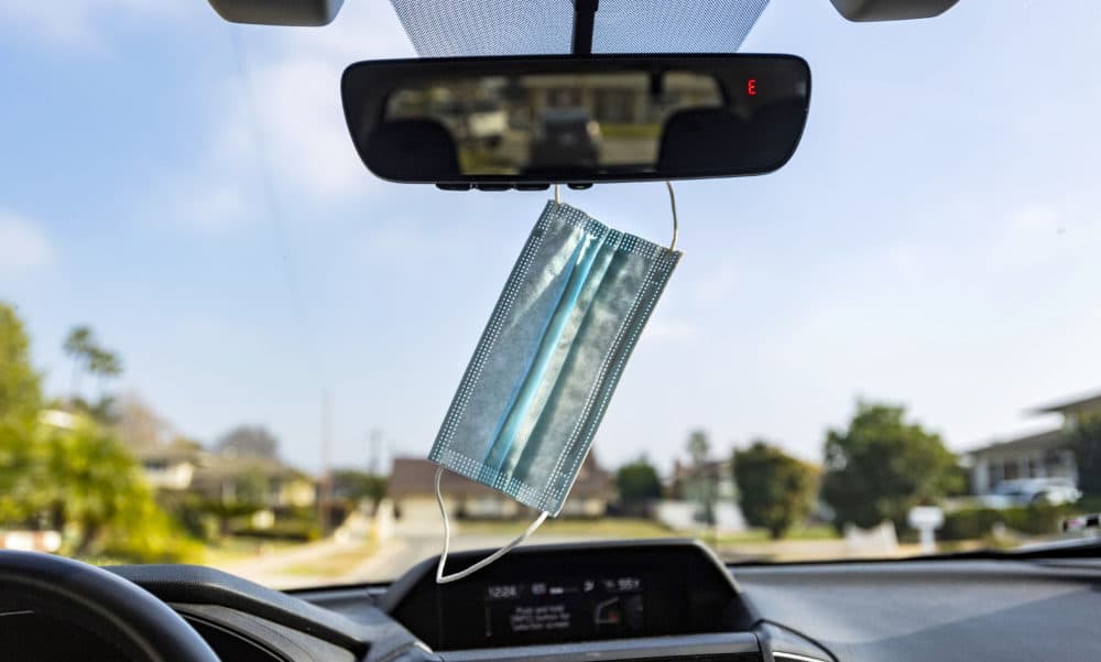 Many officials are reassuring people that, even if others aren’t masking, you can protect yourself by wearing a mask. But experts say it must be a well-fitted, high-quality mask. (Mark Rightmire/MediaNews Group/Orange County Register via Getty Images)