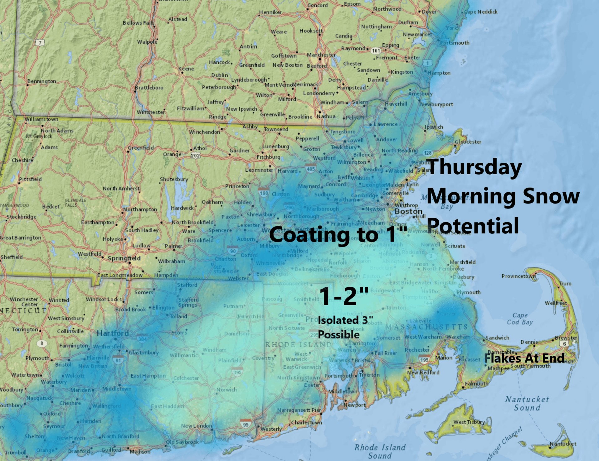 Some light snow is likely on Thursday morning during the commute. (Dave Epstein)