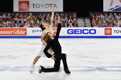 Ice dancers Kaitlin Hawayek and Jean-luc Baker on the cusp of their first Olympics