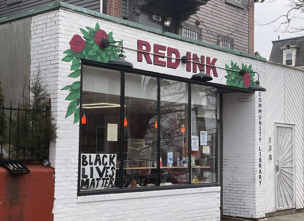 The Red Ink Community Library is a nonprofit located in Providence’s Mt. Hope neighborhood. (Nina Sparling/The Public's Radio)