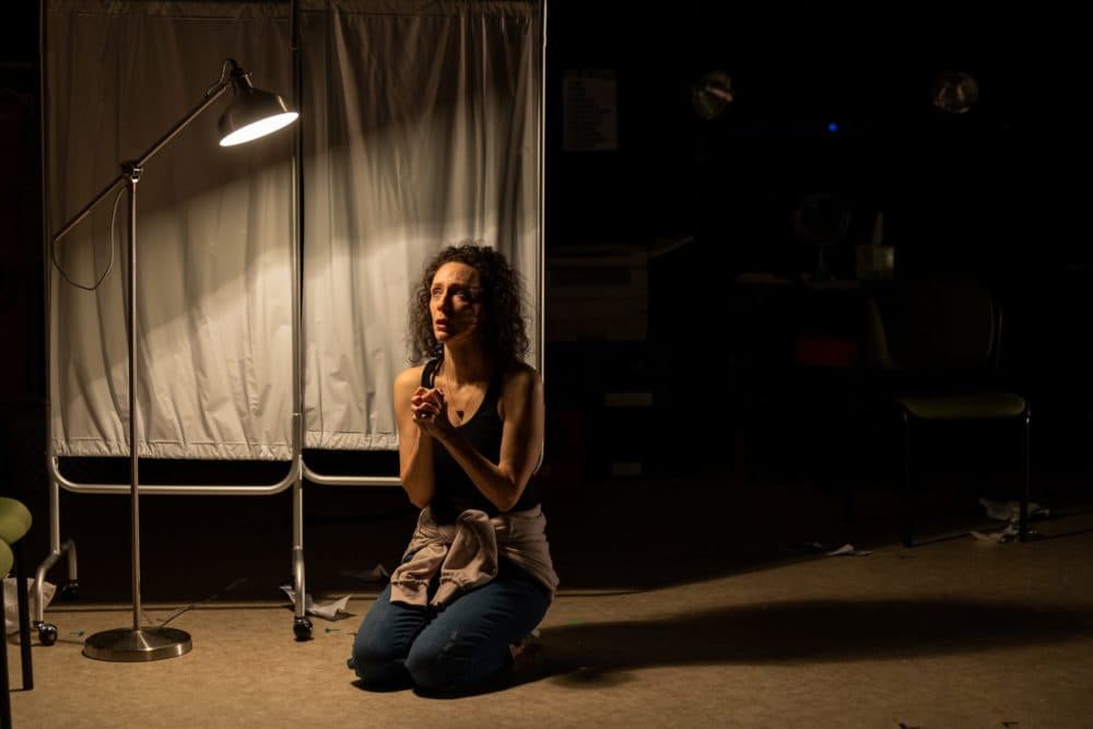 Marianna Bassham plays an actor battling through addiction in &quot;People, Places &amp; Things&quot; at SpeakEasy Stage Company. (Courtesy Nile Scott Studios)