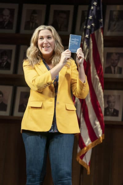Cassie Beck as Heidi Schreck in &quot;What the Constitution Means to Me.&quot; (Courtesy Joan Marcus)