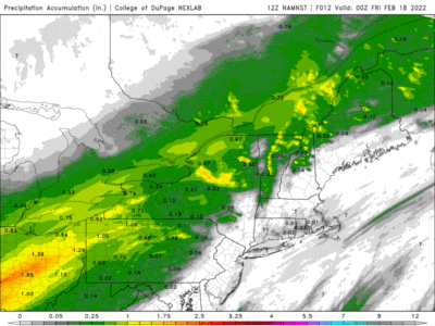 Cold front moves into region, bringing chill after unusually warm Feb. day